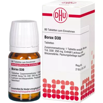 BORAX D 30 tabletten, 80 st