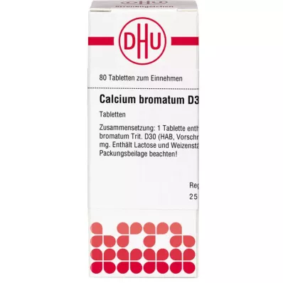 CALCIUM BROMATUM D 30 tabletten, 80 st