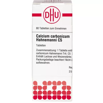 CALCIUM CARBONICUM Hahnemanni C 5 tabletten, 80 stuks