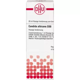 CANDIDA ALBICANS D 30 Verdunning, 20 ml