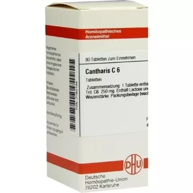 CANTHARIS C 6 tabletten, 80 st