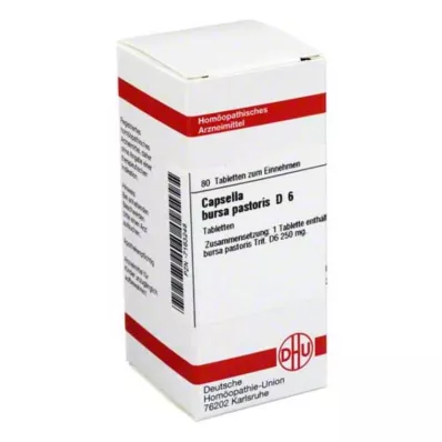 DHU Capsella slijmbeurs verleden.D 6 tabletten, 80 st