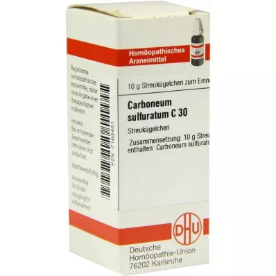 CARBONEUM SULFURATUM C 30 bolletjes, 10 g CARBONEUM SULFURATUM C 30 bolletjes, 10 g