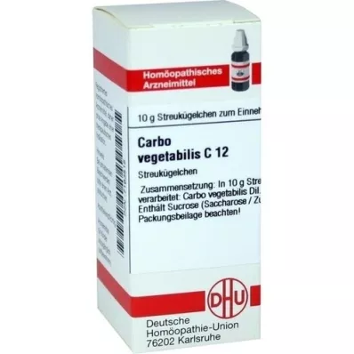 CARBO VEGETABILIS C 12 bolletjes, 10 g