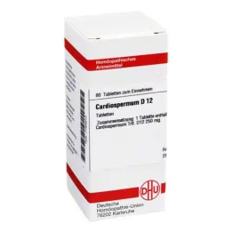 CARDIOSPERMUM D 12 tabletten, 80 stuks