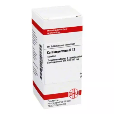 CARDIOSPERMUM D 12 tabletten, 80 stuks CARDIOSPERMUM D 12 tabletten, 80 stuks
