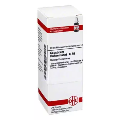 CAUSTICUM HAHNEMANNI C 30 verdunning, 20 ml