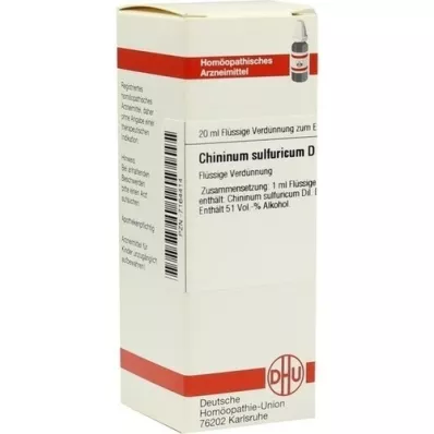 CHININUM SULFURICUM D 30 Verdunning, 20 ml