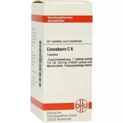 CINNABARIS C 6 tabletten, 80 st