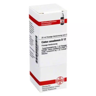 CISTUS CANADENSIS D 12 Verdunning, 20 ml