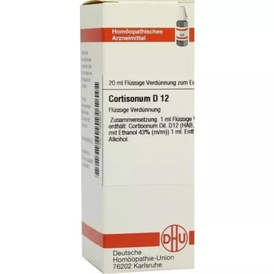 CORTISONUM D 12 Verdunning, 20 ml