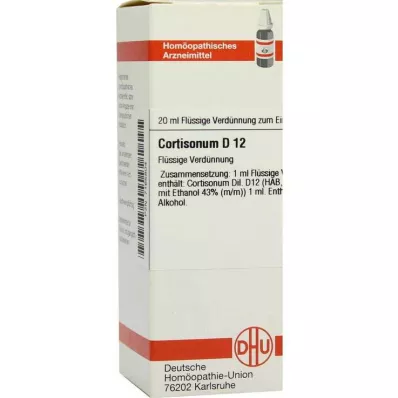 DHU Cortisonum D 12 Verdunning, 20 ml