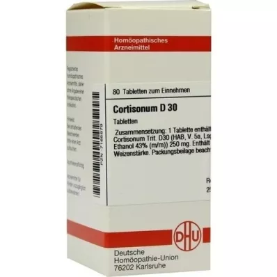 CORTISONUM D 30 tabletten, 80 st