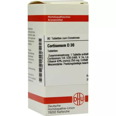 DHU Cortisonum D 30 tabletten, 80 st