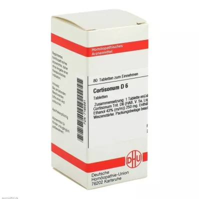 DHU Cortisonum D 6 tabletten, 80 st