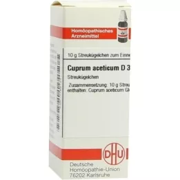 CUPRUM ACETICUM D 3 bolletjes, 10 g