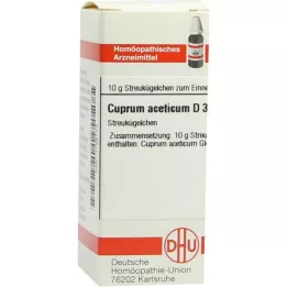 CUPRUM ACETICUM D 3 bolletjes, 10 g