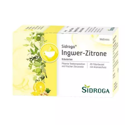 Sidroga Wellness Gember-Citroen Theefilterzakjes, 20X2,0 g