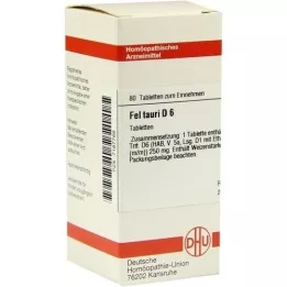 FEL TAURI D 6 tabletten, 80 stuks