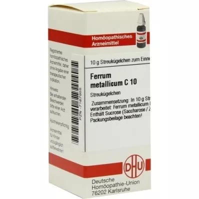 FERRUM METALLICUM C 10 bolletjes, 10 g