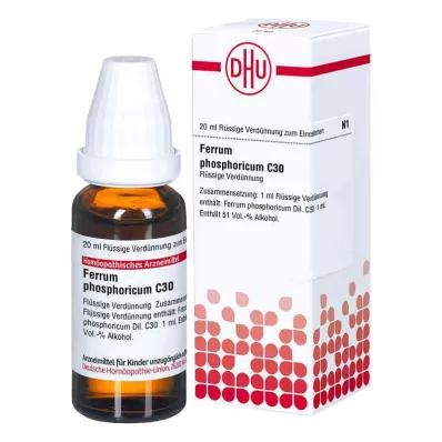 FERRUM PHOSPHORICUM C 30 verdunning, 20 ml