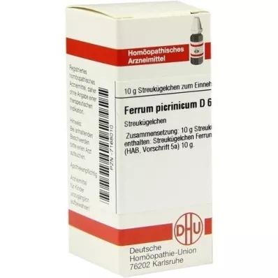 FERRUM PICRINICUM D 6 bolletjes, 10 g