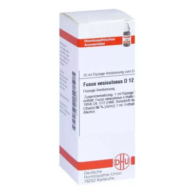 FUCUS VESICULOSUS D 12 Verdunning, 20 ml