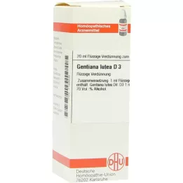 GENTIANA LUTEA D 3 Verdunning, 20 ml
