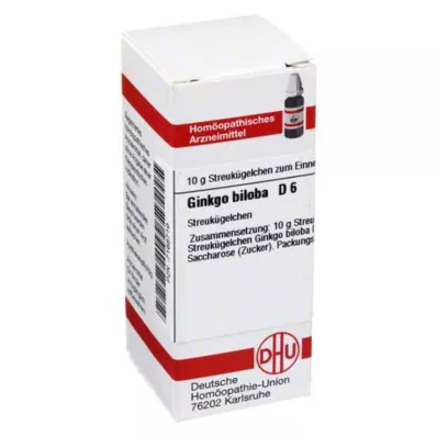 DHU Ginkgo biloba D 6 bolletjes, 10 g DHU Ginkgo biloba D 6 bolletjes, 10 g