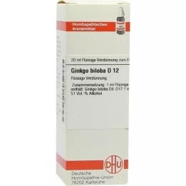 GINKGO BILOBA D 12 Verdunning, 20 ml