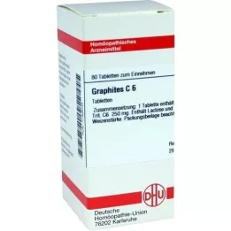 GRAPHITES C 6 tabletten, 80 st