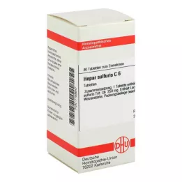 HEPAR SULFURIS C 6 tabletten, 80 st