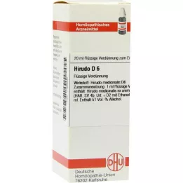 HIRUDO D 6 Verdunning, 20 ml