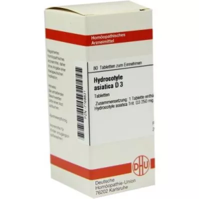 Hydrocotyle Asiatica D3 tabletten (80 stuks)
