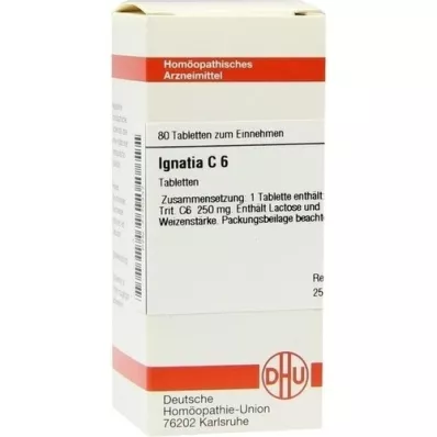 IGNATIA C 6 tabletten, 80 st