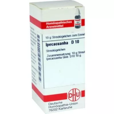 IPECACUANHA D 10 bolletjes, 10 g IPECACUANHA D 10 bolletjes, 10 g
