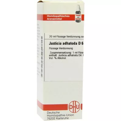 DHU Justicia adhatoda D 6 Verdunning, 20 ml