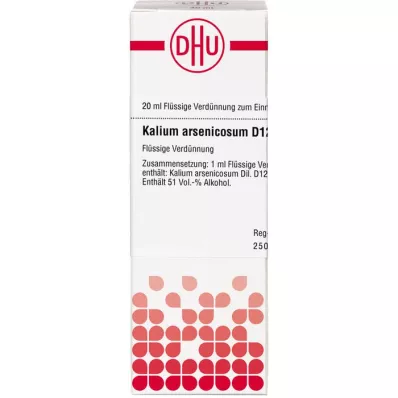 KALIUM ARSENICOSUM D 12 Verdunning, 20 ml