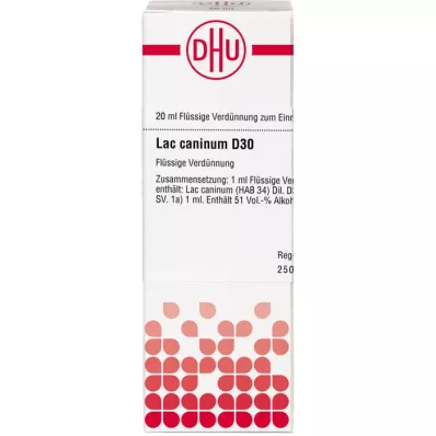 LAC CANINUM D 30 Verdunning, 20 ml