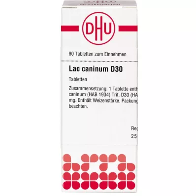 LAC CANINUM D 30 tabletten, 80 st