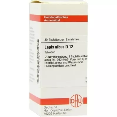 LAPIS ALBUS D 12 tabletten, 80 stuks