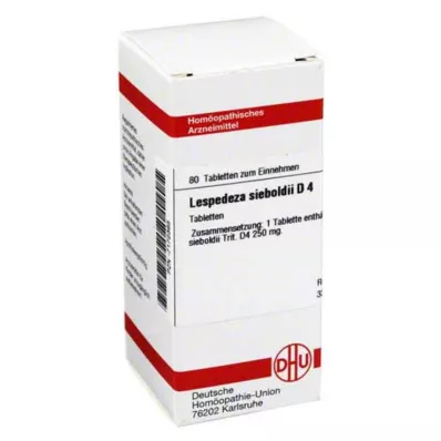 LESPEDEZA SIEBOLDII D 4 tabletten, 80 st