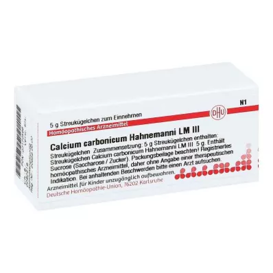 CALCIUM CARBONICUM Hahnemanni LM III Bolletjes, 5 g