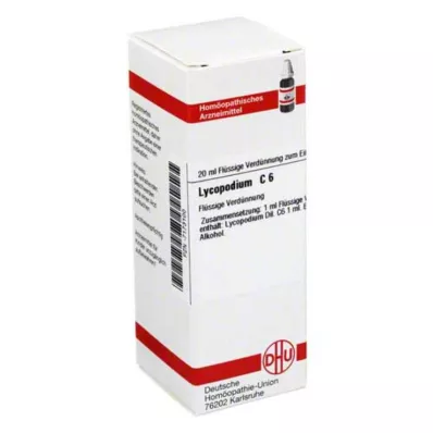 LYCOPODIUM C 6 Verdunning, 20 ml LYCOPODIUM C 6 Verdunning, 20 ml