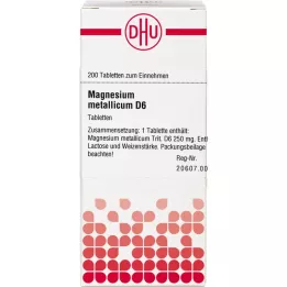 MAGNESIUM METALLICUM D 6 tabletten, 200 stuks