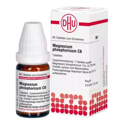 Magnesium Fos.C6 tabletten (80 stuks) Magnesium Fos.C6 tabletten (80 stuks)