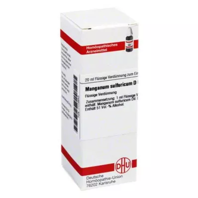 MANGANUM SULFURICUM D 6 Verdunning, 20 ml