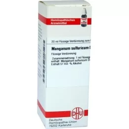 MANGANUM SULFURICUM D 6 Verdunning, 20 ml