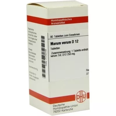 MARUM VERUM D 12 tabletten, 80 stuks