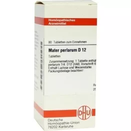 MATER PERLARUM D 12 tabletten, 80 stuks